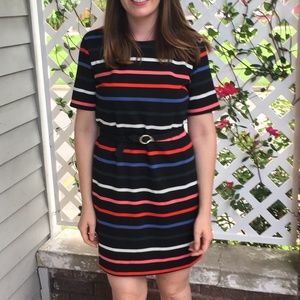 Striped Shift Dress